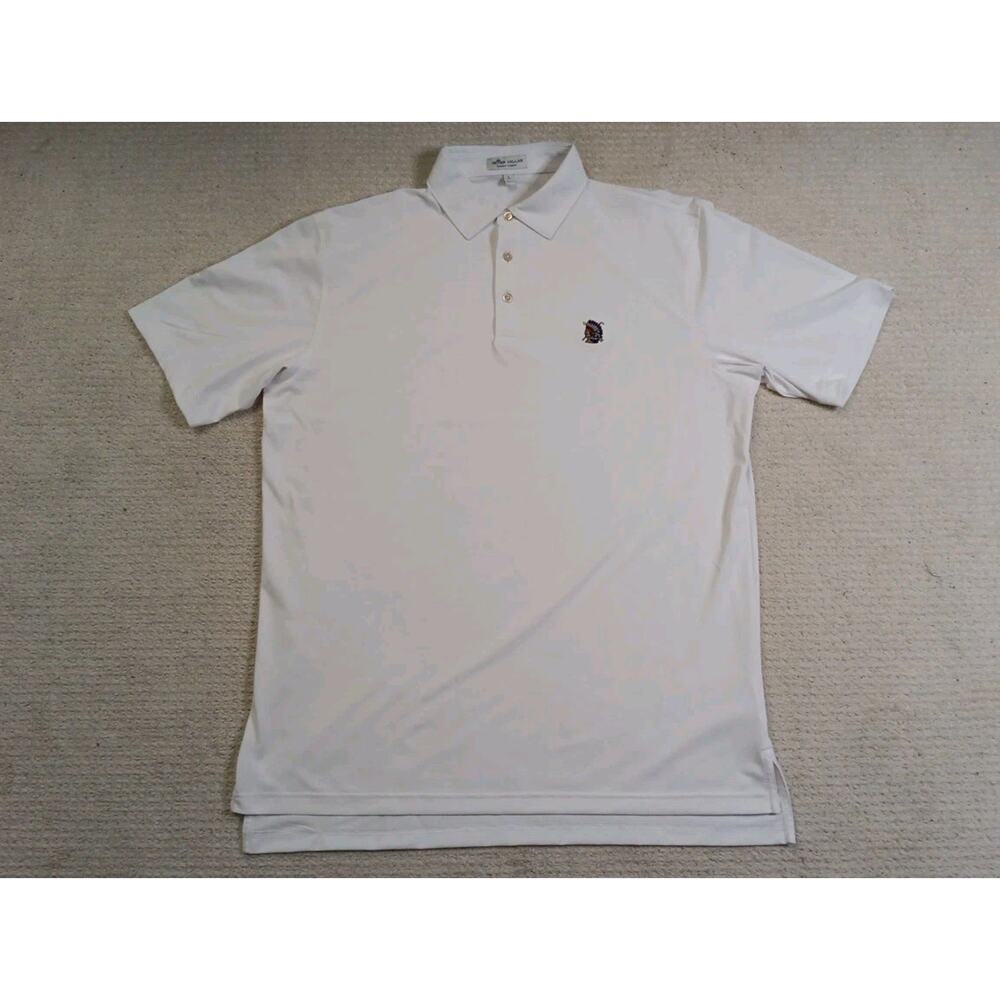 Peter Millar Summer Comfort Polo Shirt Shinnecock Hills Golf Club Mens Large
